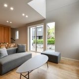 開放案のある吹抜設計により、上に視線が抜けるため帖数以上の広がりを感じられます。