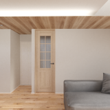 木目が美しいLDK