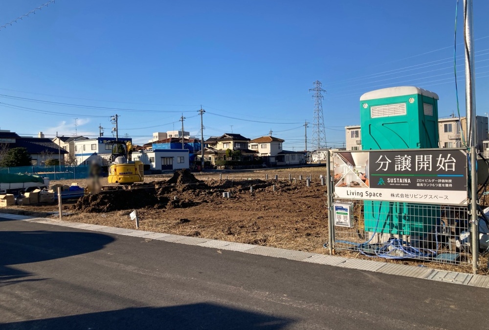 AB区画全体 工事中写真（2025.12撮影）