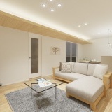 【内観予想図】柔らかい光がリラックス効果を高め、居心地の良い空間を演出します。