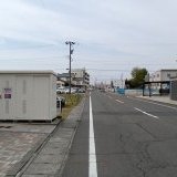 東側道路（北向き）