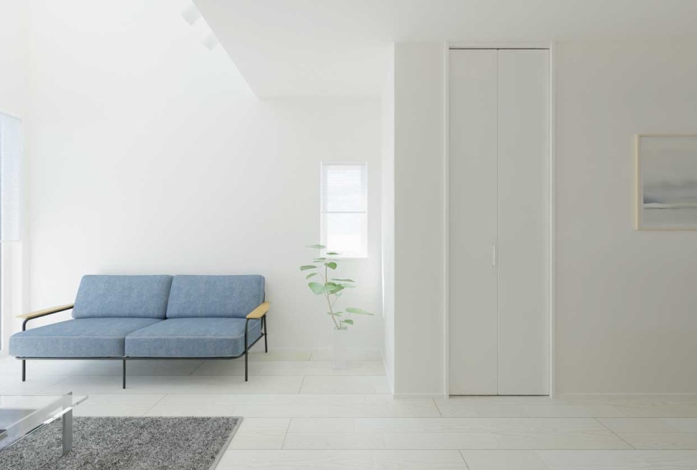 内観予想図③東側吹抜けのあるリビング