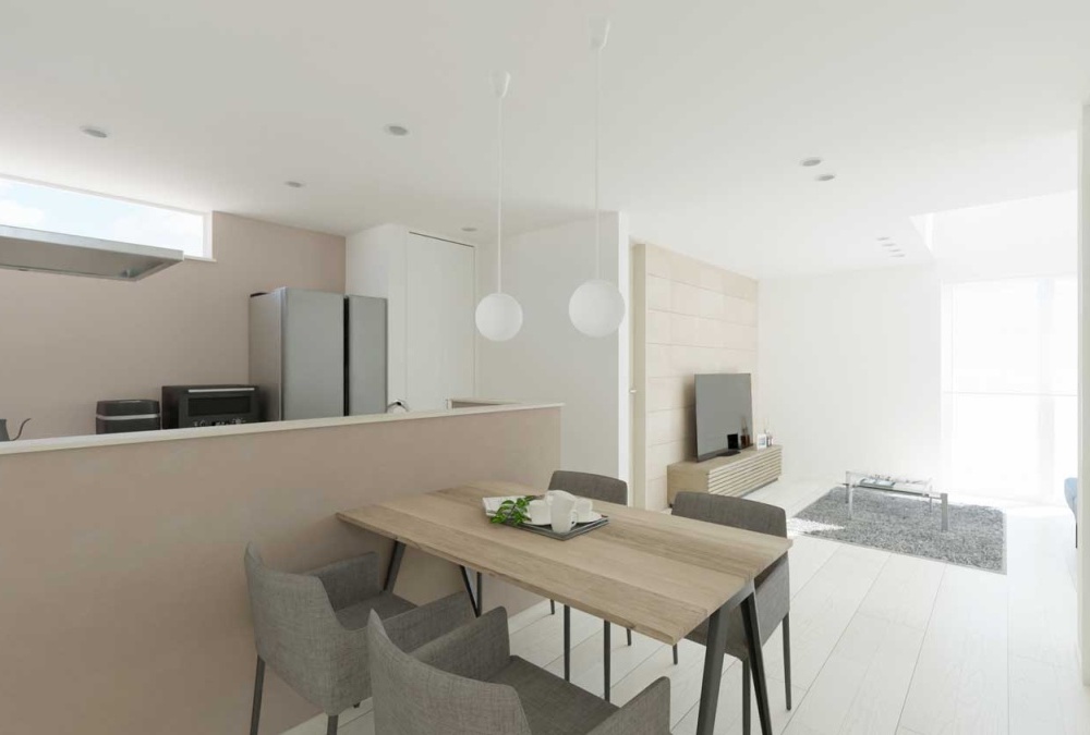 内観予想図④シンプル×ナチュラルな内装デザイン