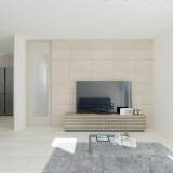 内観予想図②リビングの一部にはエコカラットウォールを採用♪