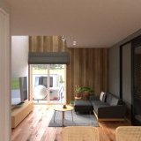 吹抜があることで、LDKが明るく開放的な空間になり、帖数以上の開放感を感じられます。