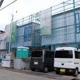 棟上工事が終了しました♪　足場が外れるのが心待ちです！