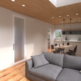 内観予想図④パントリーやファミリークローク、シューズインクロークなど、収納が豊富な住まいです。