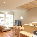 内観予想図②全体的にナチュラルな色合いでまとめた飽きの来ない内装です。