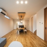 LDKの配置が奥行きを感じられて広く魅せる住まいになっています♪
