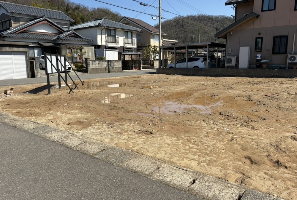 AB区画全体：西側から撮影（2026.3撮影）