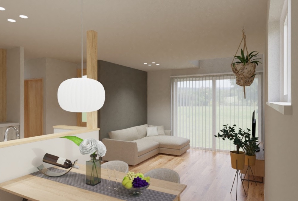 LDKは19.4帖の大空間で、天井高も2.5mのため圧迫感なく過ごせます。さらに吹抜があることで帖数以上の開放感を感じられます♪