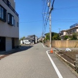 西側前面道路（南側から撮影）幅員：6.01ｍ