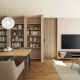 【完成予想図】ファミリークローク・パントリー・壁面収納など、収納を豊富に備えています♪