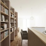 【完成予想図】上部吹抜けで開放感と抜け感を演出。