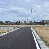 西側前面道路（北側から撮影）：幅員6.0m