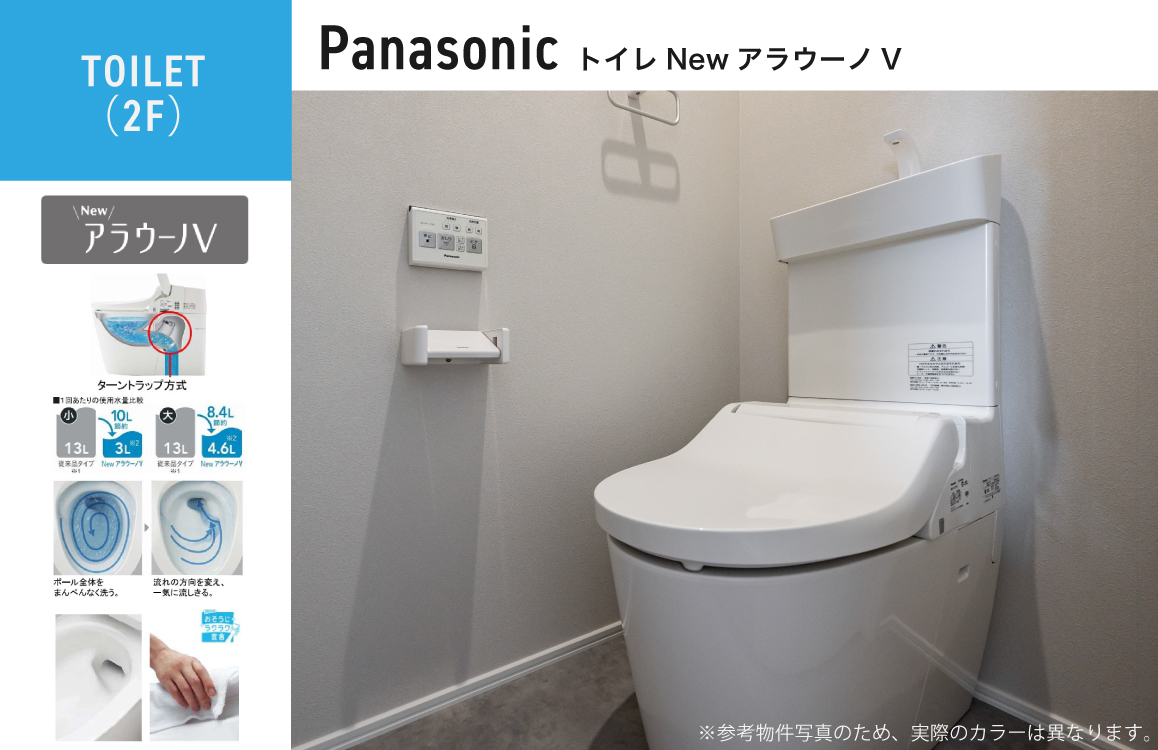 Panasonic　アラウーノ V（２Fトイレ）
