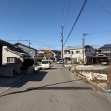 南側前面道路（東側から撮影）幅員:6.0m