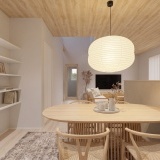 【完成予想図】温かみのあるグレージュで、クロスや建具を上品に構成。今大注目のジャパンディスタイルにもぴったりの内装デザインです。