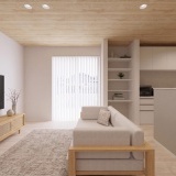 【完成予想図】随所に収納を配置することで、部屋が自然と片付く住まいに。