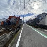 西側道路（北側から撮影） 幅員：4.98m