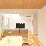 東側に大きな開口部を設け、朝からたっぷりと光を採りこめて、気持ちの良い朝を迎えることができます♪