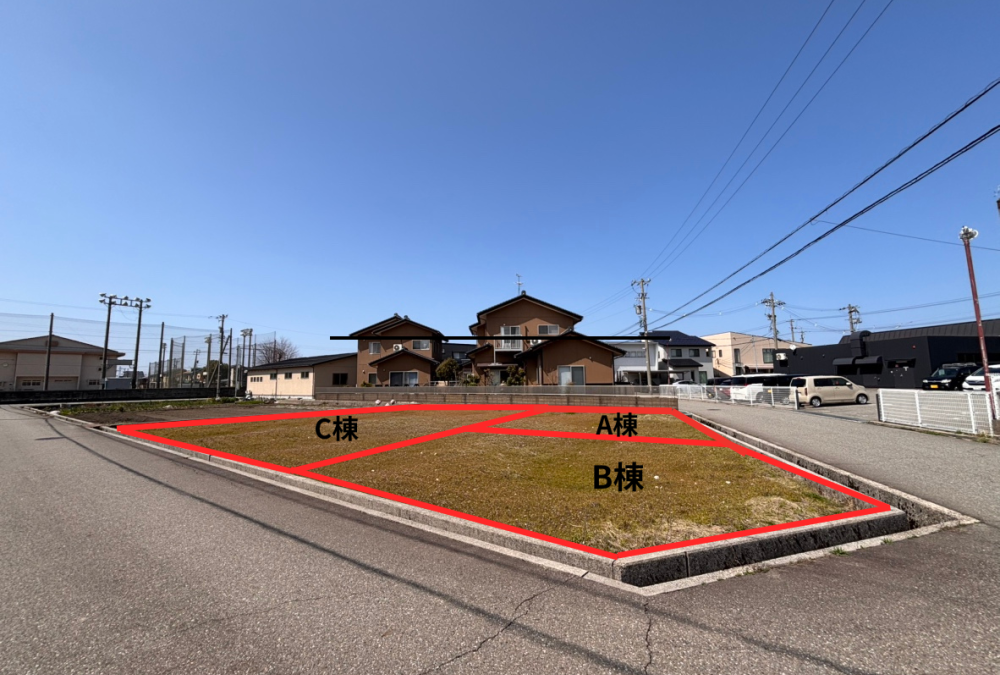 敷地全体（南東側より撮影）