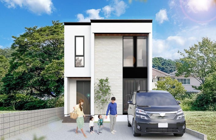 飽きのこない洗練されたスタイリッシュフォルムで住む方のセンスの良さを感じられるアーバンデザイン。