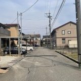 前面道路（西側から撮影）幅員：6.14ｍ　間口：7.01ｍ