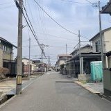 前面道路（西側から撮影）幅員：6.32ｍ　間口：6.99ｍ
