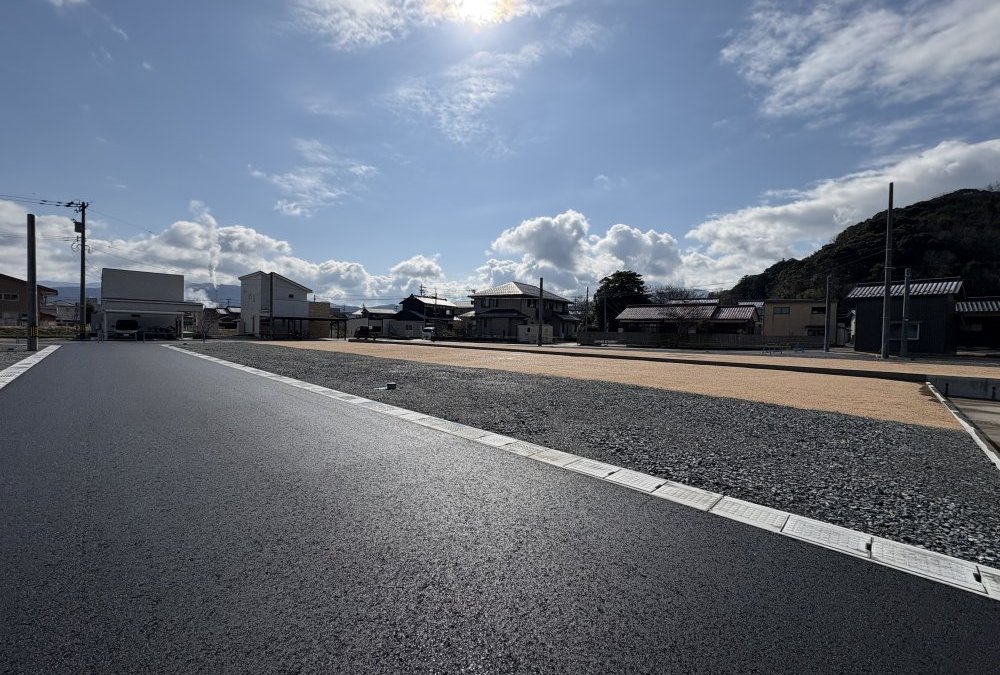 Ｂ区画現地前面道路