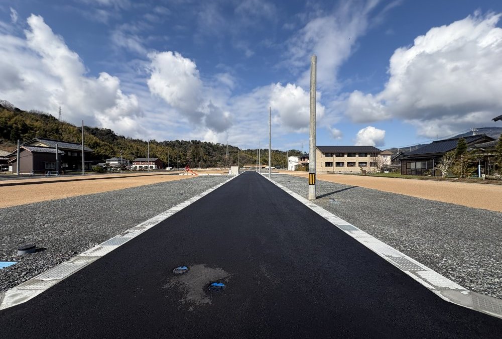 現地前面道路