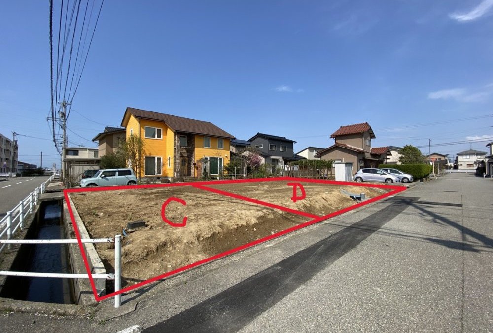 敷地全体（南西側から撮影）C棟：写真左側