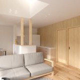 LDKは16.6帖で、天井高も2.5mのため圧迫感なく過ごせます。さらに吹抜があることで帖数以上の開放感を感じられます♪