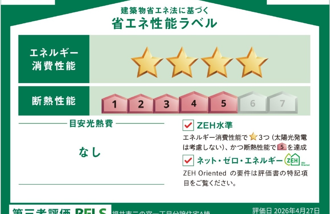 BELS証明書