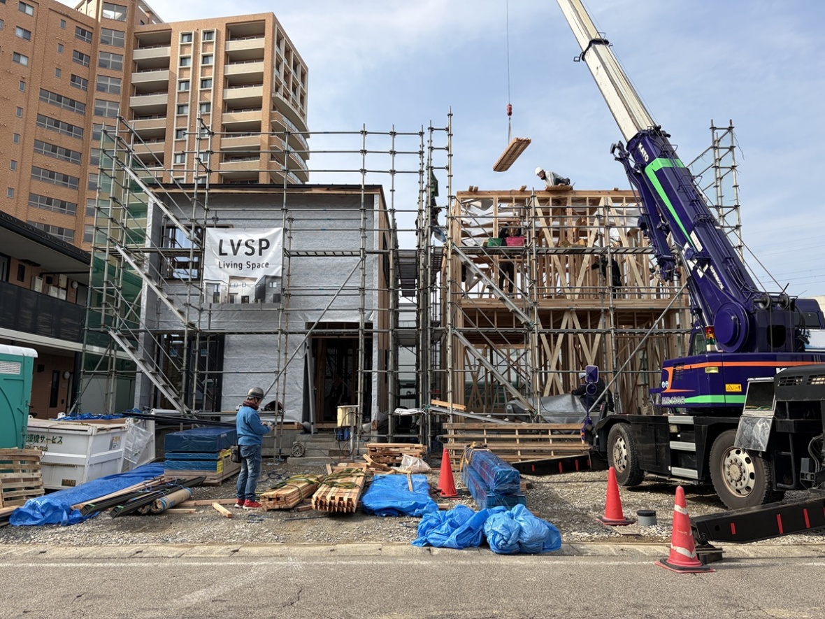 【福井市開発4丁目AB棟】工事進捗状況