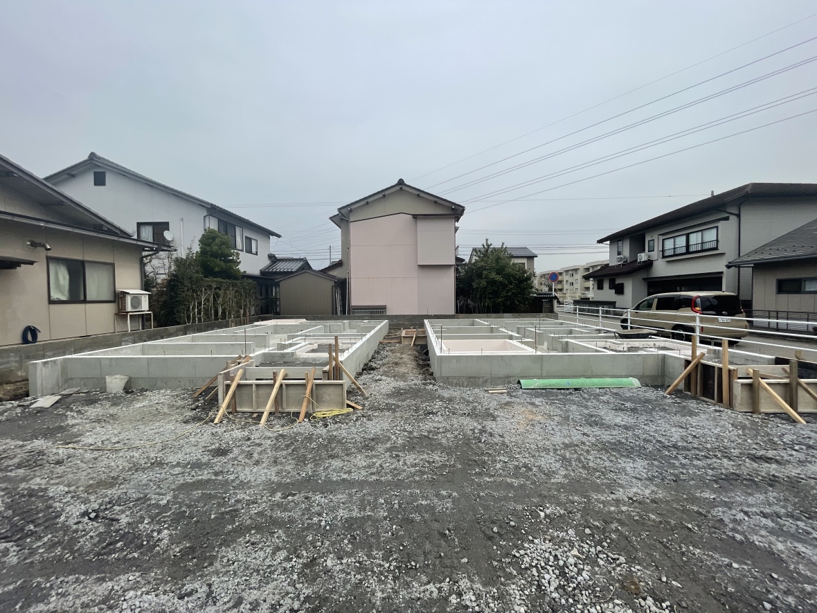 【金沢市上荒屋２丁目分譲住宅AB棟】工事進捗状況