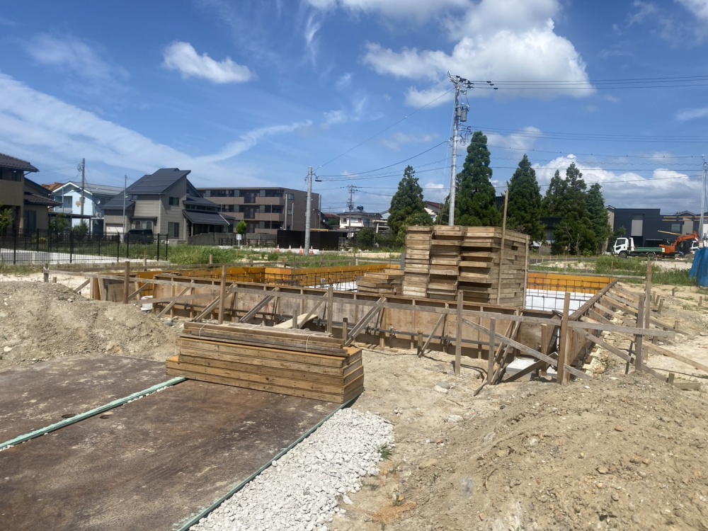 【富山市上冨居AB棟】工事進捗状況