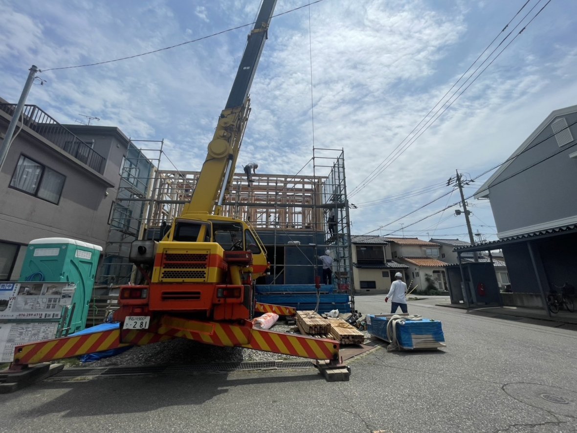【金沢市大額1丁目新築住宅B棟】工事進捗状況