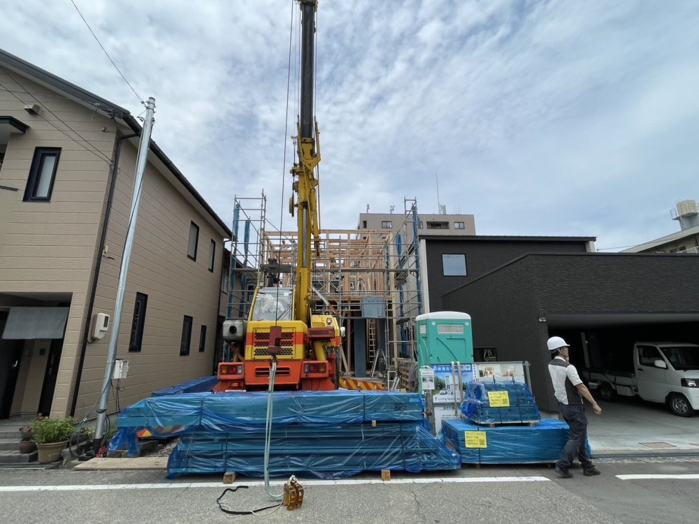 【金沢市横川5丁目新築住宅A棟】工事進捗状況