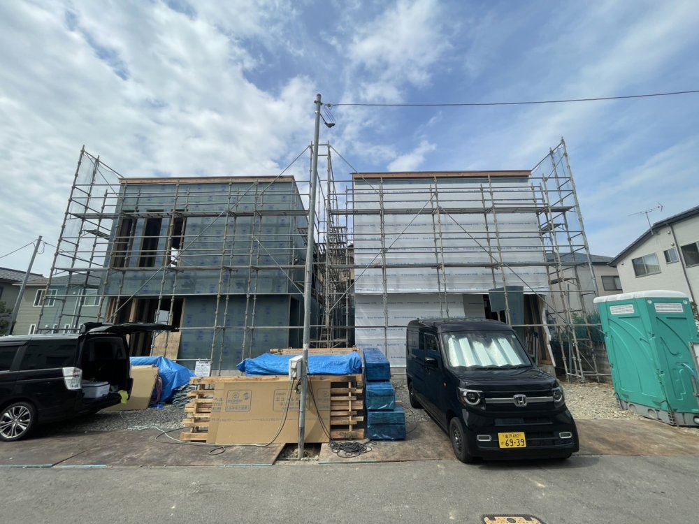 【金沢市光が丘3丁目分譲住宅AB棟】工事進捗状況