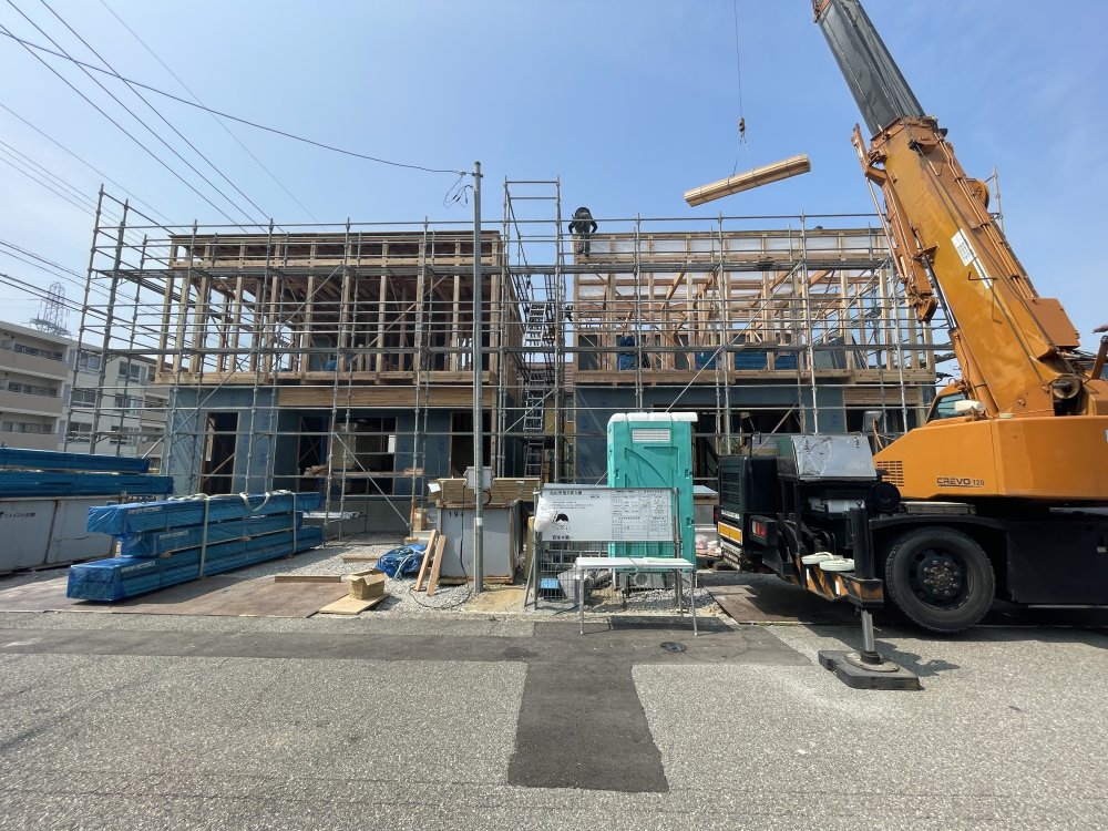【白山市相木町分譲住宅CD棟】工事進捗状況