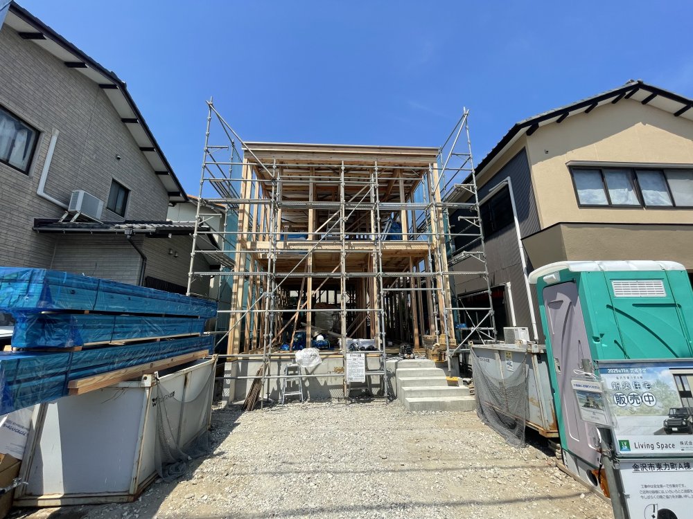 【金沢市東力町新築住宅A棟】工事進捗状況