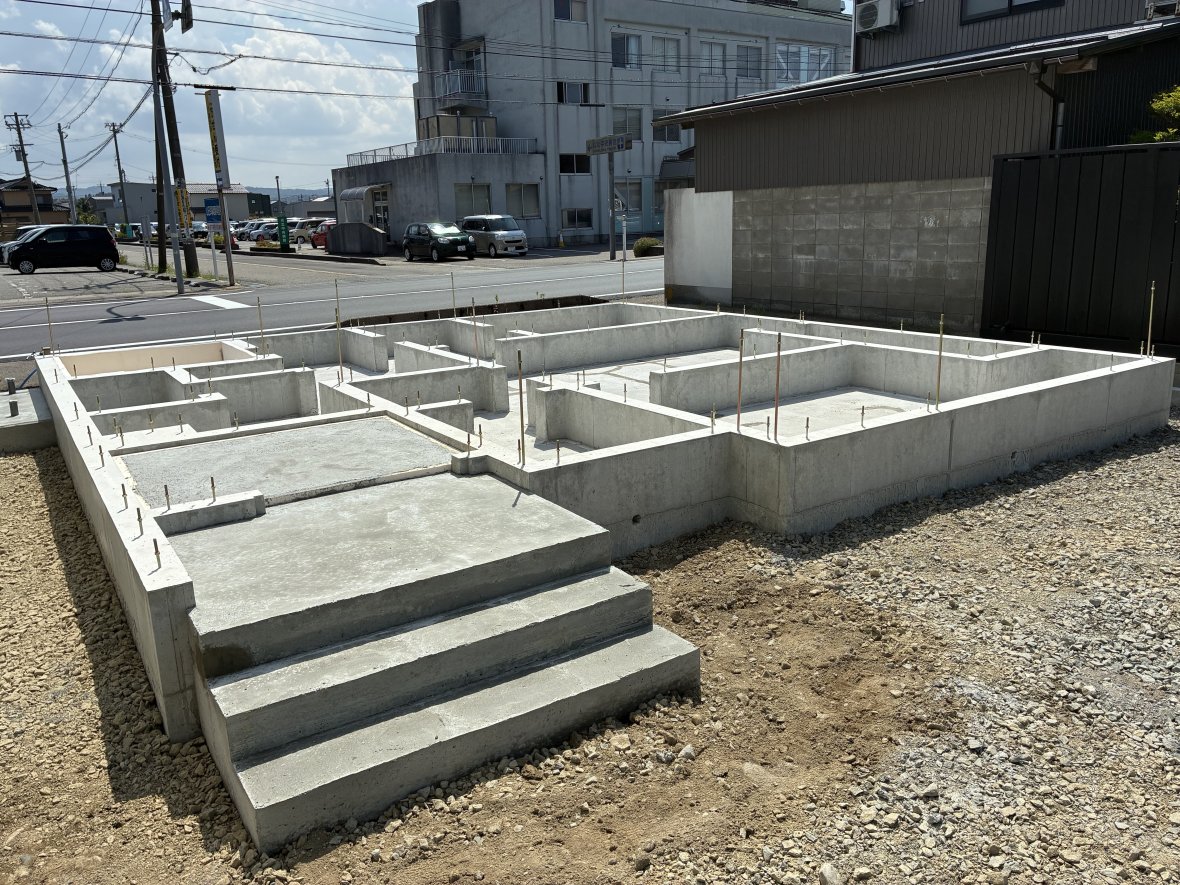 【津幡町字津幡A棟】工事進捗状況