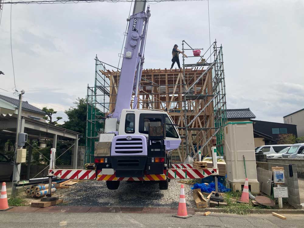 【福井市松本2丁目A棟】工事進捗状況