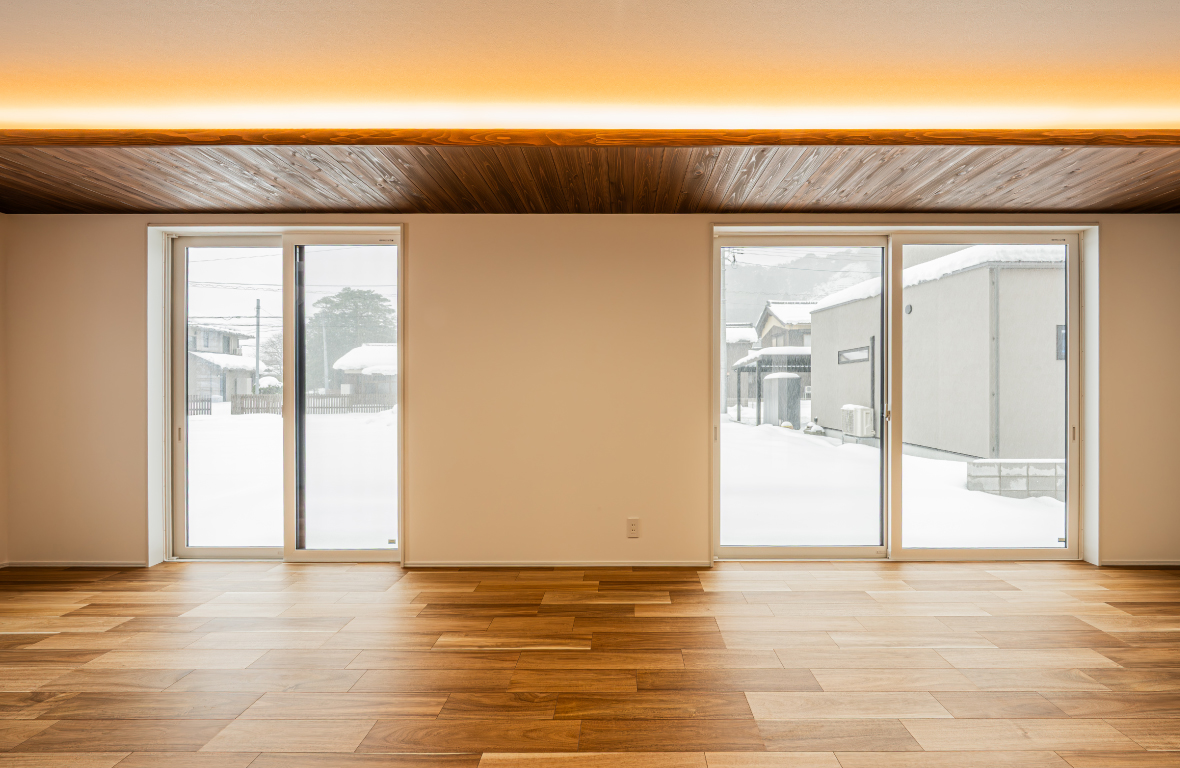 20帖LDKと庭がつなぐ、心地よい日常。｜福井県敦賀市｜分譲住宅施工事例