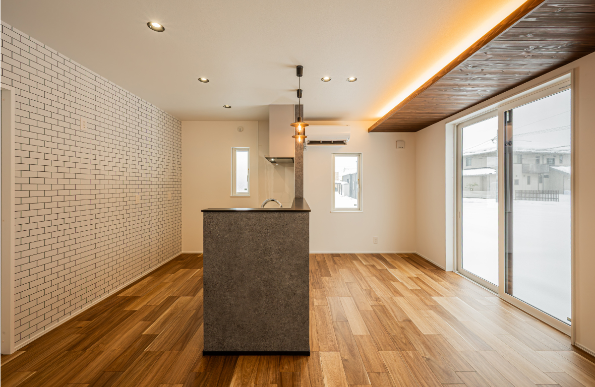 20帖LDKと庭がつなぐ、心地よい日常。｜福井県敦賀市｜分譲住宅施工事例