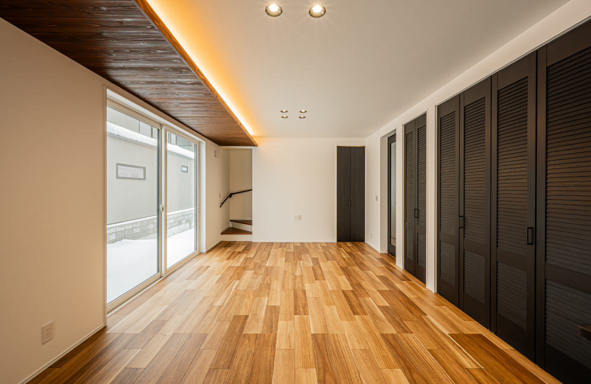 20帖LDKと庭がつなぐ、心地よい日常。｜福井県敦賀市｜分譲住宅施工事例