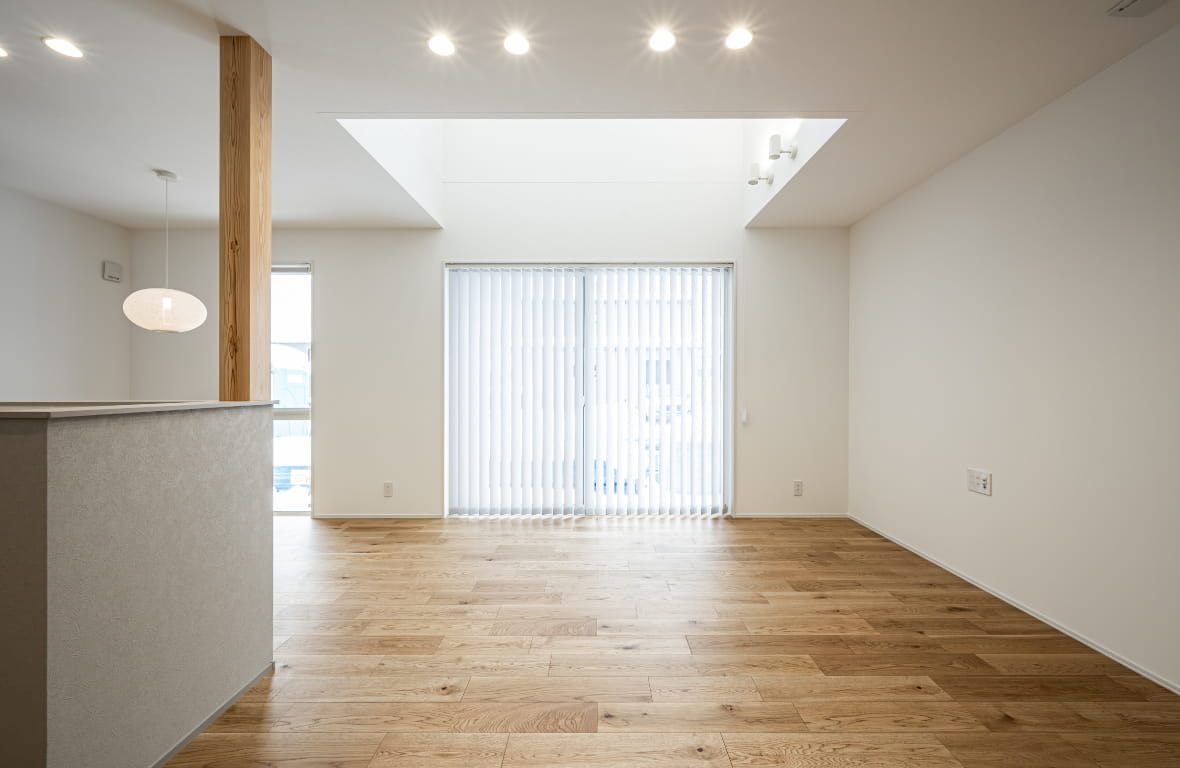 南向き吹抜けと暮らす北欧ナチュラルの家｜福井県敦賀市｜分譲住宅施工事例