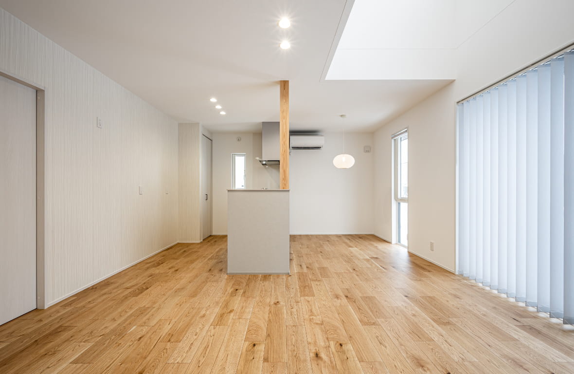 南向き吹抜けと暮らす北欧ナチュラルの家｜福井県敦賀市｜分譲住宅施工事例