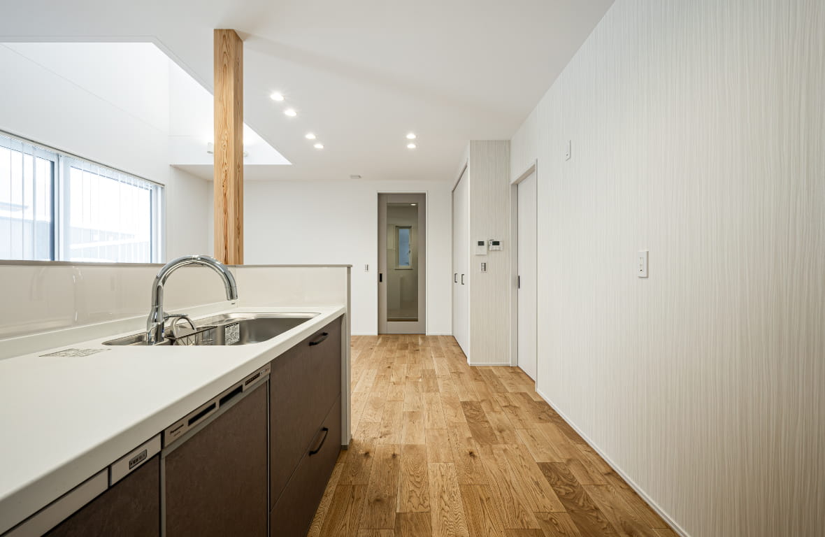 南向き吹抜けと暮らす北欧ナチュラルの家｜福井県敦賀市｜分譲住宅施工事例